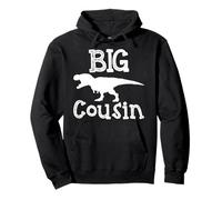 Dinosaur Lover Big Cousin Boys Funny Dino Lover Kid Boy Girl Pullover Hoodie