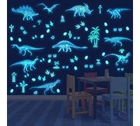 Dinosaur Luminous Sticker Glow in The Dark Wall Stickers Baby Room Dinosaurs Wall Decor Dinosaur Decals for Kids Room Animal Luminous Stickers for Children’s Bedroom Nursery