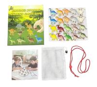 Dinosaur Magnetic Chess Game,20Pcs Dinosaur Toys Magnet Game With String & Portable Storage Bag,Magnetic GameChess Set,Magnet ChessGame Strategy Board Games for Lovers Family Games