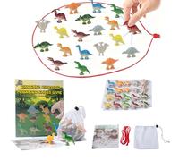 Dinosaur Magnetic Chess Game Set,Portable Magnet Stone Games,Strategy Board Games Chess,Educational Checkers Game for Family, Camping,Travel & Parties
