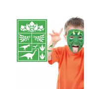 Dinosaur makeup stencil