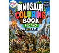 Dinosaur Mandalas Coloring Book: 30 Intricate Dinosaur Designs for Stress Relief and Relaxation | Detailed Coloring Pages for Kids, Teens, and Adults Who Love Dinosaurs