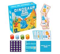 Dinosaur Matching Game | Colored Dice Desktop Toys Set,Math Card Games - for Desktop Party School Kindergarten Children Girl Boy Family Parent Son Daughter
