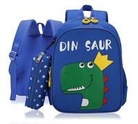 Dinosaur Mini Rucksack Kids Backpacks, Toddler Backpack, Nursery Bag Dino Small Boy Schoolbag Children's Preschool School Child Back Pack Kindergarten Blue