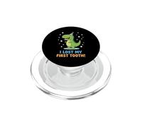 Dinosaur Missing Teeth And I Lost My First Tooth PopSockets PopGrip for MagSafe