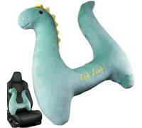 (Dinosaur Model) Children's Travel Pillow, Neck Pillow with Large Curvature Design for Children, Cute Pink Unicon Style, Breathable Children's Airplane Pillow, Soft