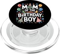 Dinosaur Mom Of The Birthday Boy Jungle Party PopSockets PopGrip for MagSafe