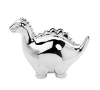 Dinosaur Money Box Money Bank 13cm Silver Plated Money Bank for New Baby or Christening Comes boxed 6988