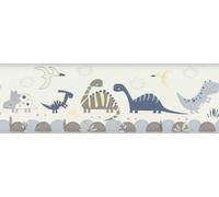 DINOSAUR MONSTER KIDS CHILDRENS BEDROOM QUALITY FEATURE WALLPAPER BORDER RASCH