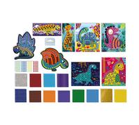 Dinosaur Mosaics Multicoloured one size