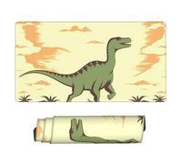 Dinosaur Mouse Pad Large Desk Mat XL PU Leather Desk Pad Waterproof Gaming Mousepad Easy Clean Desk Protector Mat Keyboard Mats, Writing Pad for Office Home 29.5 x 16 in