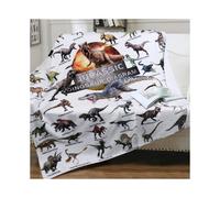 (Dinosaur Names, S) Jurassic Dinosaur Park Blanket Flannel Winter Bed Sofa Room Decoration Blanket