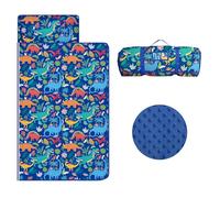 Dinosaur Nap Mat for Kids Boys,Children Sleeping Bag for Bedroom Nursery Travel,Gift for Birthday Christmas(Pillow,Mat,Blanket All in One)