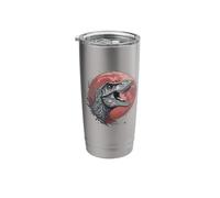 Dinosaur Nature Landscape Velociraptor Stainless Steel Insulated Tumbler