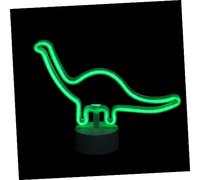 Dinosaur Neon Night Light LED Desk Lamp Bedroom Decoration with Sturdy Base LED Neon Light for Bedside Table and Friendly
