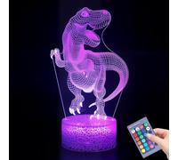 Dinosaur Night Light | Acrylic Sixteen Different Colors Of Color Changing LED Light | LED Night Light - Suitable for Home Use, Living Room and Bedroom, the Kitchen, the Bedside Table, LED