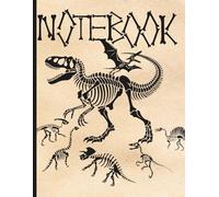 Dinosaur notebook 8.5 x 11: Notebook 100 gird page