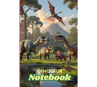 Dinosaur Notebook: This is a great dino composition book/diary for school, journaling, personal reflection, poetry, quotes, and even writing song lyrics.