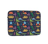 Dinosaur Palm Leaf Print Laptop Case â€“ Slim & Lightweight Computer Sleeve Fits 12 inch 10-17 Inch Laptops, Perfect for Travel