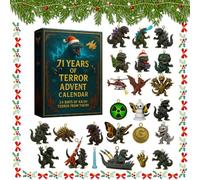 Dinosaur Park 2025 Advent Calendar, Dinosaur Christmas Countdown Calendar, Dinosaurs Advent Calendars with 24 Surprise Figures, Gift for Halloween and Christmas (A)