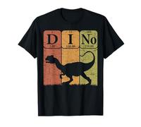 Dinosaur Periodic Table Elements Dilophosaurus Paleontology T-Shirt
