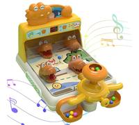 Dinosaur Pinball Machine - Funny Game Machine Kid Games,Unique Electronic Tabletop Pinball Game Classic Tabletop Games for Boys Girls