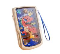 Dinosaur Pinball Machine - Tabletop Dinosaur Game, Ball Catching Machine | Handheld Water_Game Console, Fun Reflex Training Device | Skill Challenge Game Set For Indoor Sports Play Toy