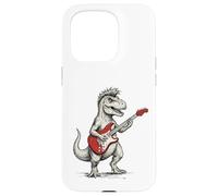 Dinosaur Playing Guitar Rock & Roll Dinosaurs Rocker Music Case for iPhone 15 Pro