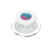 Dinosaur plays red Guitar Dinosaur With Guitar For Musician PopSockets PopGrip for MagSafe