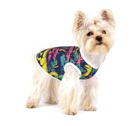 Dinosaur Print Dog Shirt,Dog Shirt Vest for Small Breeds Like Chihuahuas,Yorkies, and Puppies