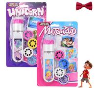 Dinosaur Projector Flashlight, 2026 New Dinosaur Light Projector With 24 Images, Projects Onto Walls, Ceilings, And Tents(Unicorns+mermaids)