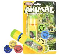 Dinosaur Projector Flashlight with 3 Discs 24 Images, Dinosaur Torch Projector for Boys & Girls, Kids Portable Torch Toy Night Light, Educational Science Kit for Bedroom, Ceiling, Wall & Tent