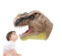 Dinosaur Puppet,Cartoon Alligator Shark Hand Puppets - Soft Rubber Animal Head Hand Toy, Swimming Pool Beach Bathing Toys for Party Favor, Teaching Props, Story Telling