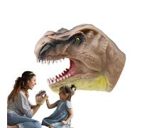 Dinosaur Puppet | Cartoon Alligator Shark Hand Puppets,Soft Rubber Animal Head Hand Toy, Swimming Pool Beach Bathing Toys for Party Favor, Teaching Props, Story Telling