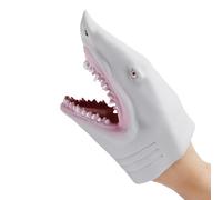 Dinosaur Puppet, Cartoon Realistic Crocodile Shark Dinosaur Toy Hand Puppets, Swimming Pool Beach Bathing Toys, Soft Rubber Animal Action Figure Hand Toy for Boys Girls