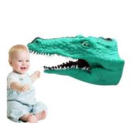 Dinosaur Puppet - Cartoon Shark Crocodile Animal Toy Hand Puppets - Swimming Pool Beach Bathing Toys, Soft Rubber Animal Action Figure Hand Toy for Boys Girls