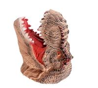 Dinosaur Puppet - T Puppet Rex Hand Rubber Puppet | Realistic Dinosaur Head Toy, Flexible Soft Rubber Animal Puppet for Storytelling, Educational Activities,