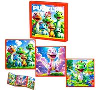 Dinosaur Puzzle for Toddlers, Travel Games For Kids, Puzzle For 3 Year Old, Jigsaw Puzzles for Adults, Jigsaw Puzzles Educational Learning Toys For2,3,4,5 Girls And Boys-Dinosaurs World