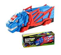Dinosaur Race Car Tracks Colorful Educational Vehicle Playset