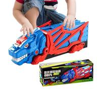Dinosaur Race Car Tracks Colorful Educational Vehicle Playset