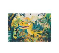 Dinosaur Roaming in The Prehistoric Jungle Jigsaw Puzzles for Adults Challenging Funny Family Puzzle Perfect for Game Nights 500 Piecing
