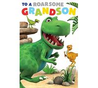 Dinosaur Roar Grandson Birthday Card