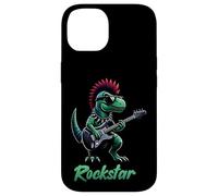 Dinosaur Rock Star Guitar Rock'n Roll Music Singer, Band Case for iPhone 14