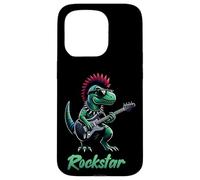 Dinosaur Rock Star Guitar Rock'n Roll Music Singer, Band Case for iPhone 15 Pro