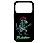 Dinosaur Rock Star Guitar Rock'n Roll Music Singer, Band Case for iPhone 17 Pro