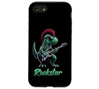 Dinosaur Rock Star Guitar Rock'n Roll Music Singer, Band Case for iPhone SE (2020) / 7/8