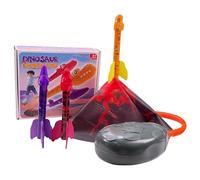 Dinosaur Rocket Launch - 25.5x21.5x7.3cm Kids Games Launch Up Toys | Dinosaur Shaped Angle Preschool Rocket Launching, Up Toys Rockets for Ages 3+, Foot Operated EVA, Children's Outdoor Use
