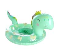 Dinosaur Rubber Ring with Tail,Inflatable Dinosaur Swim Ring, Durable Rubber Pool Floats for Swimming Beach Party Water Sports Outdoor Travel
