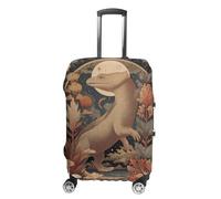 Dinosaur Science Fiction Trendy Suitcase Covers Unisex Luggage Cover Protector Fit 19 to 32 Inch Travel Lover XL