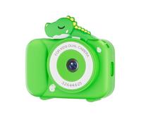 Dinosaur Shaped Children Camera with Portable Stand High Clear Lens Safe Construction Easy to Setup and Carry Children Digital Camera